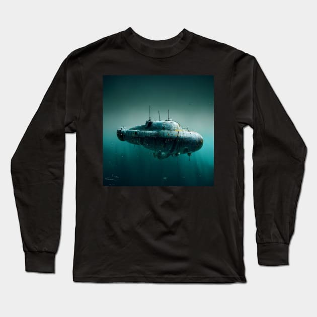 Submarine Long Sleeve T-Shirt by SJG-digital